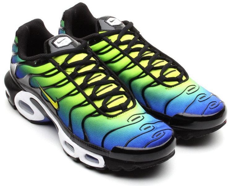 Nike Air Max Plus TN — Black Lime Blue thumbnail 2